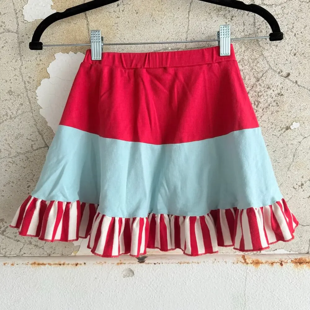 Lemon Loves Lime Nutcracker Skirt Ruffle Christmas Party Festive Holiday Girls 6